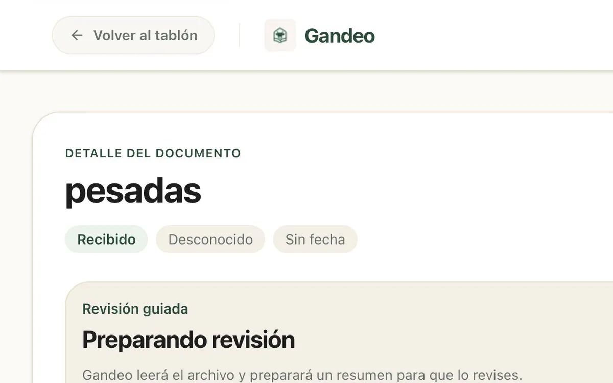 Revisión de un borrador documental